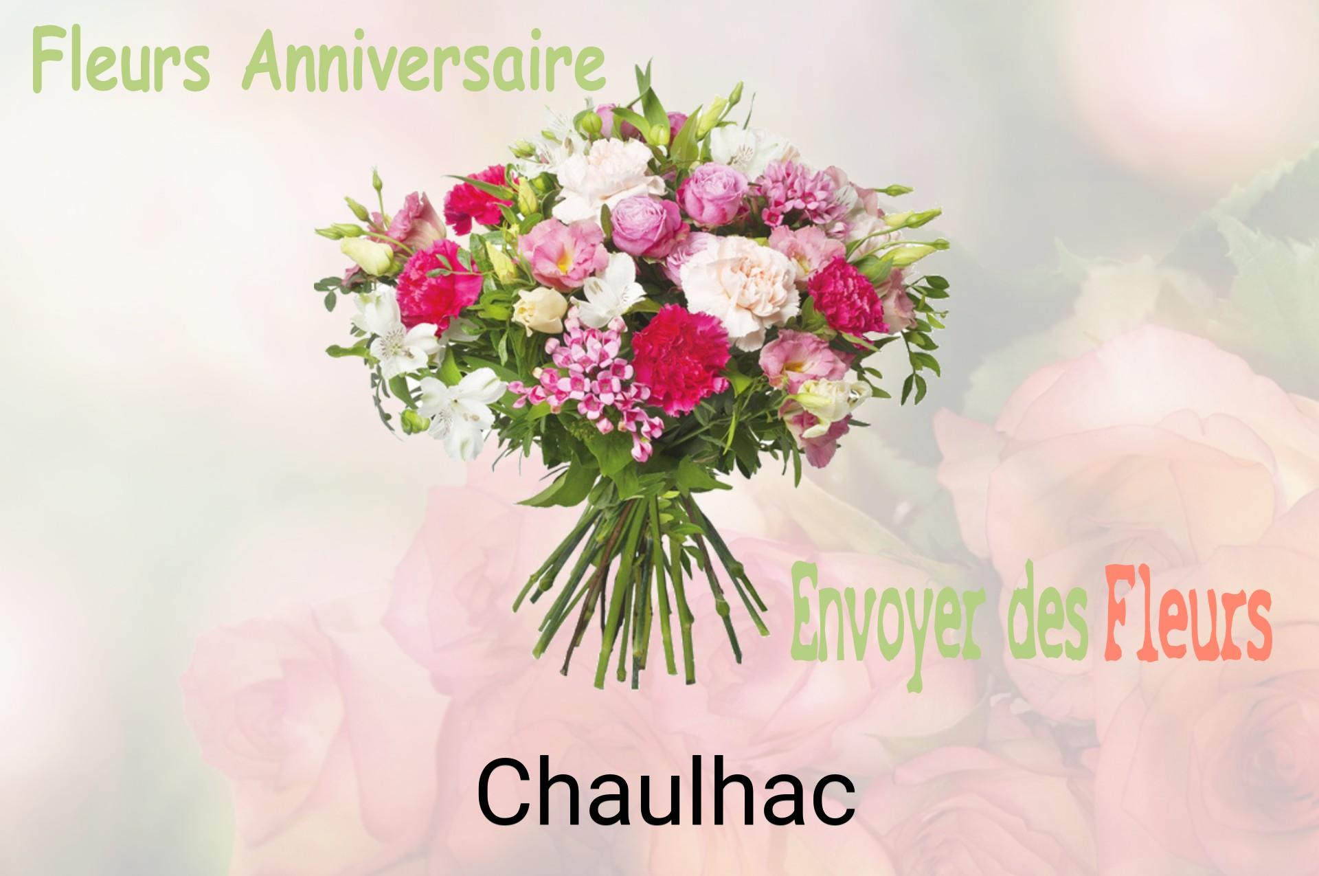 Bouquet de fleurs d’anniversaire livré à Chaulhac