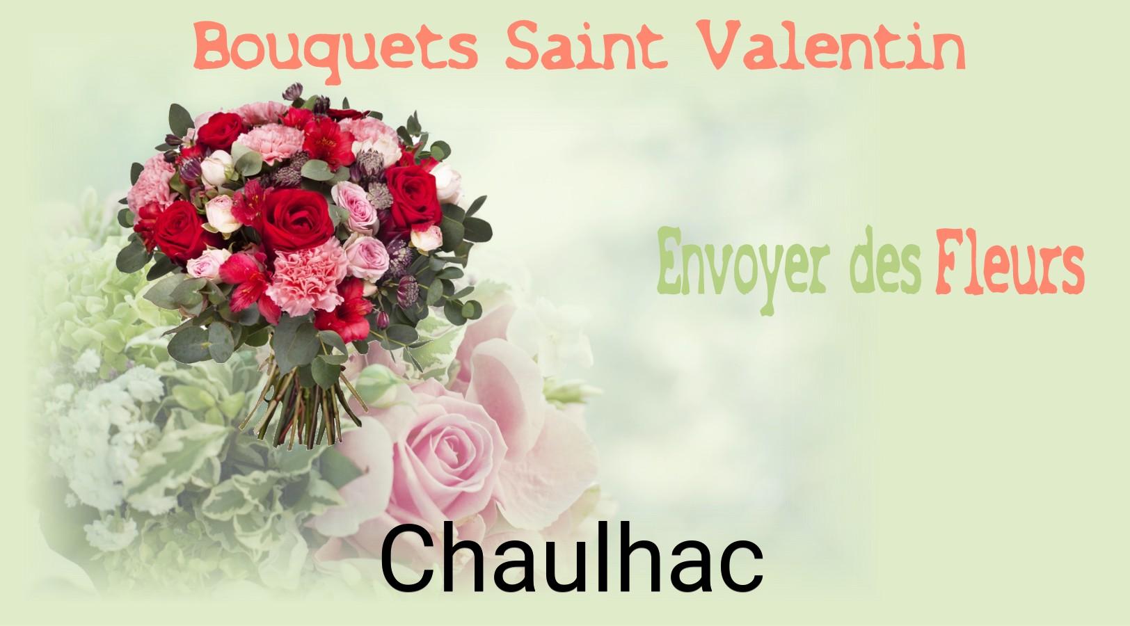 Roses de Saint-Valentin livrées à Chaulhac